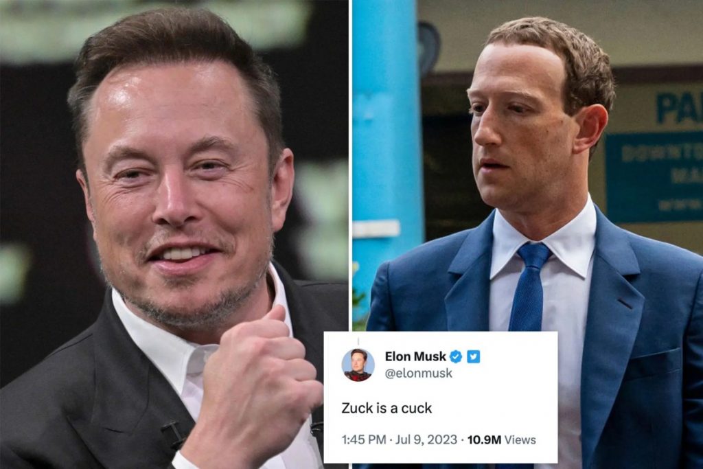 Elon Musk Calls Mark Zuckerberg a “Cuck”