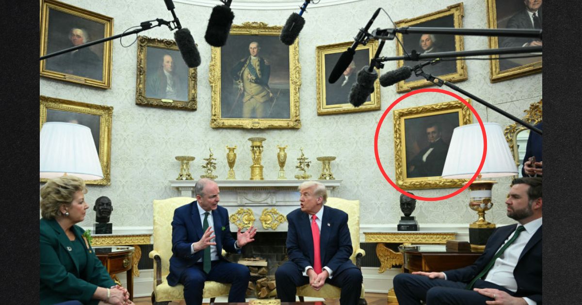 Portrait Recently Added to Trump’s Oval Office Could Have a Much Deeper Meaning Than It Appears