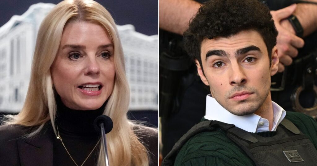 Pam Bondi Drops Death Penalty Bomb on Luigi Mangione ‘After Careful Consideration’